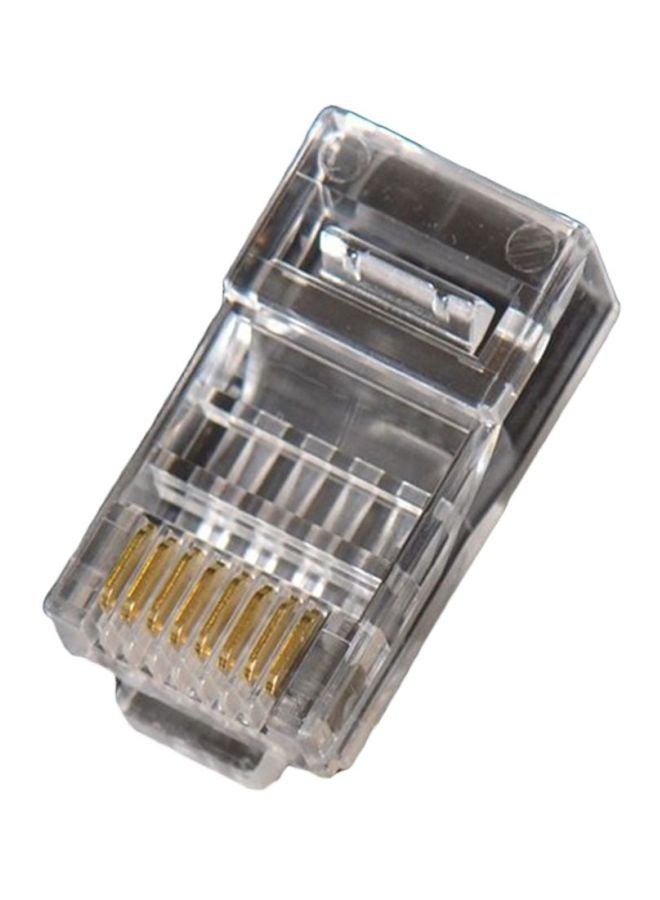 Taimi 100-Piece CAT5 Connectors Clear  - Image 2