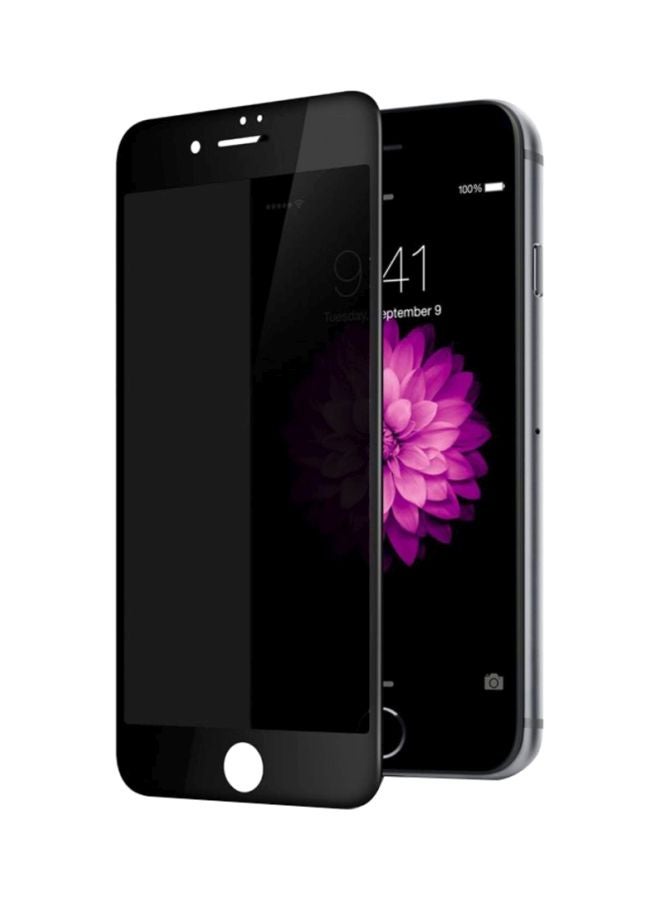 موز لاصقة حماية شاشة من الزجاج المقوى بتقنية حماية الخصوصية لهاتف أبل آيفون 6s أسود