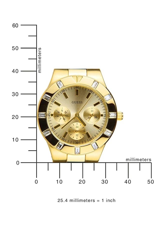 جس ساعة يد بعقارب وسوار من الستانلس ستيل طراز W13576L1 للنساء - Image 5