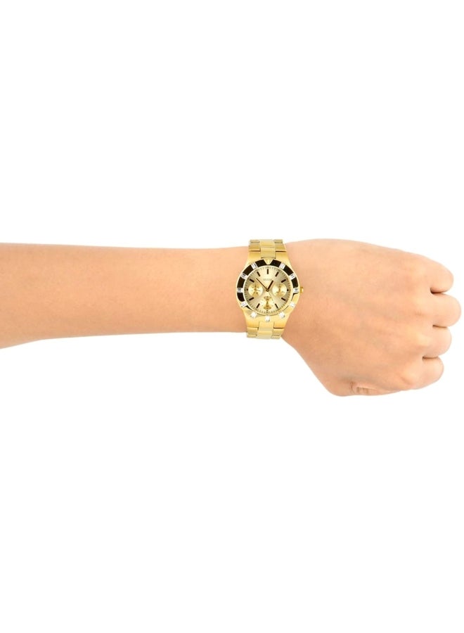 جس ساعة يد بعقارب وسوار من الستانلس ستيل طراز W13576L1 للنساء - Image 4