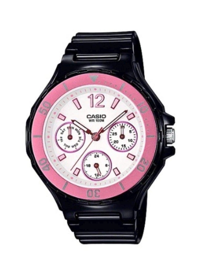 كاسيو ساعة يد كرونوغراف بسوار من الستانلس ستيل طراز LRW-250H-1A3 للنساء - Image 1