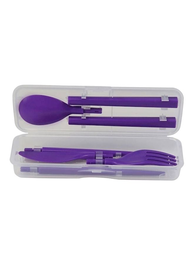 sistema To Go Cutlery Set Purple 52x26x181mm