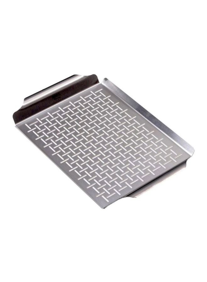 Weber Steel Grill Pan Silver - Image 1