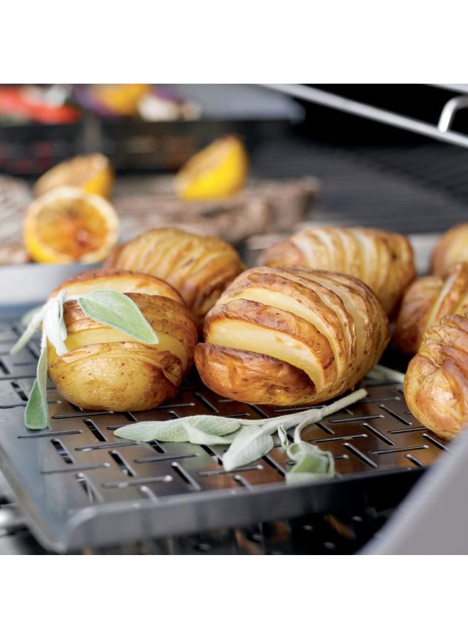 Weber Steel Grill Pan Silver - Image 4