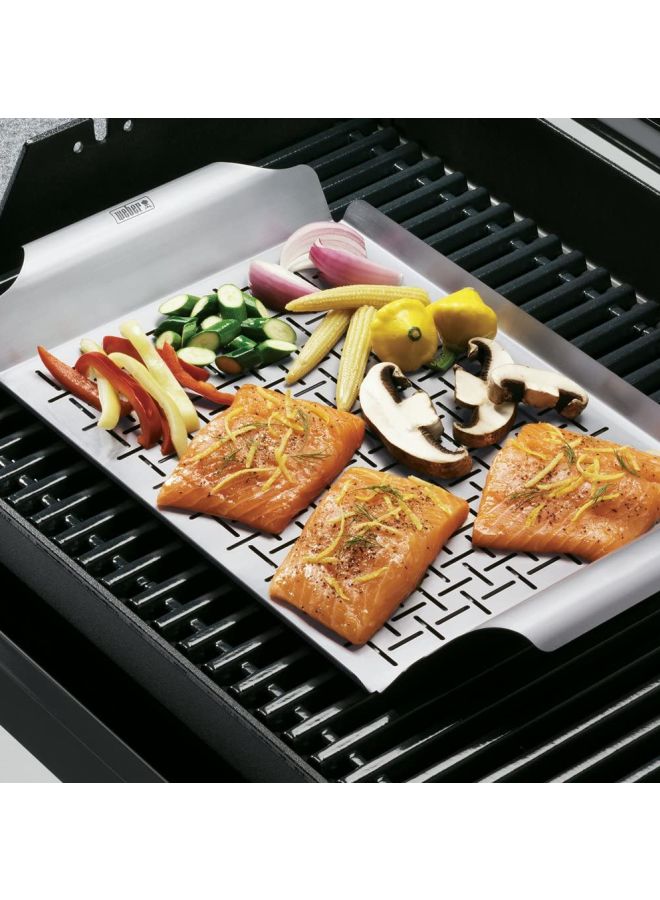 Weber Steel Grill Pan Silver - Image 5