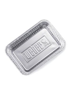 Weber Aluminum Small Drip Pan Silver  - Image 1