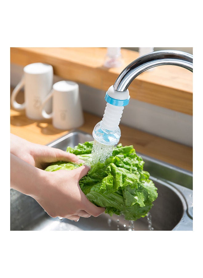 Retractable Tap Head Water Faucet Extender Splash-proof Kitchen Tap Filter 360-degree Adjustable Filtration Blue 13.5 x 9.5 x 5.5cm  - Image 3