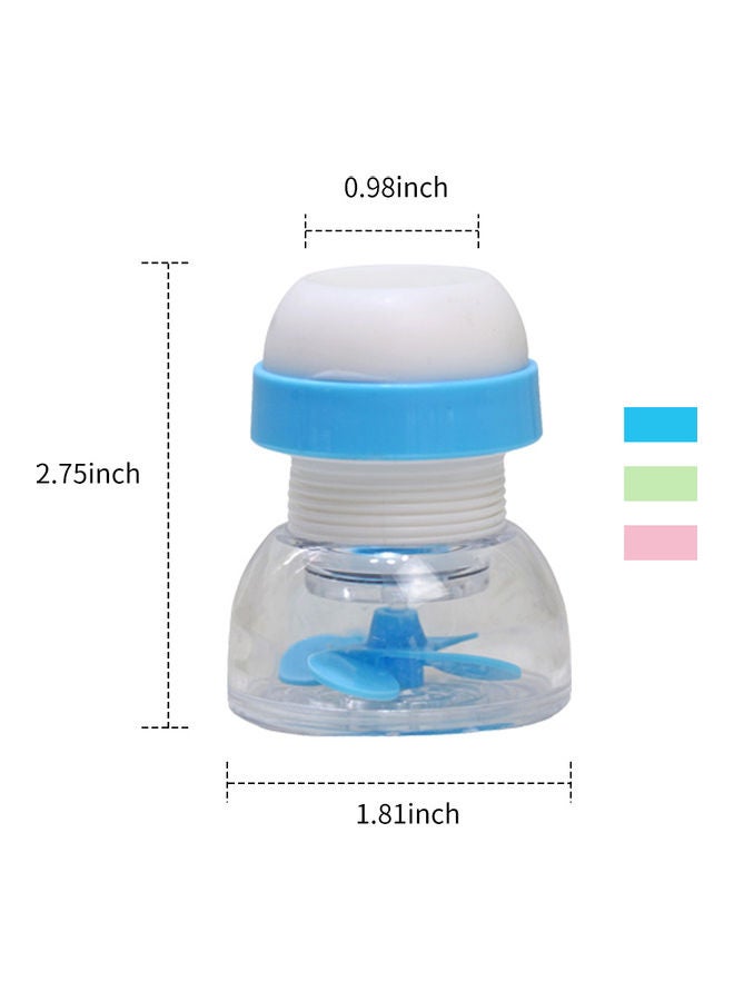 Retractable Tap Head Water Faucet Extender Splash-proof Kitchen Tap Filter 360-degree Adjustable Filtration Blue 13.5 x 9.5 x 5.5cm  - Image 5