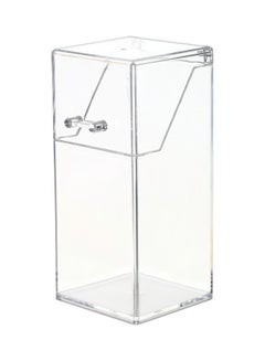 Clear Acrylic Dust Proof Makeup Brush Organizer Cosmetic Brushes Eyebrow Pencil Storage Holder With Lid Transparent
