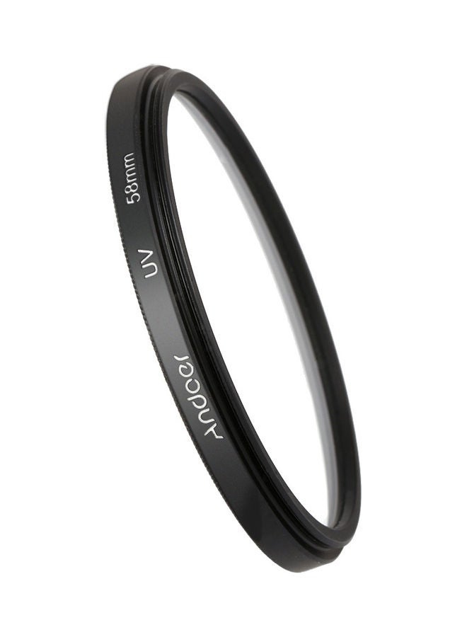 ANDOER 58 Mm UV Ultra-Violet Filter Lens Protector For Canon Nikon DSLR Camera 9.0 x 7.2 x 1.5cm Black  - Image 4