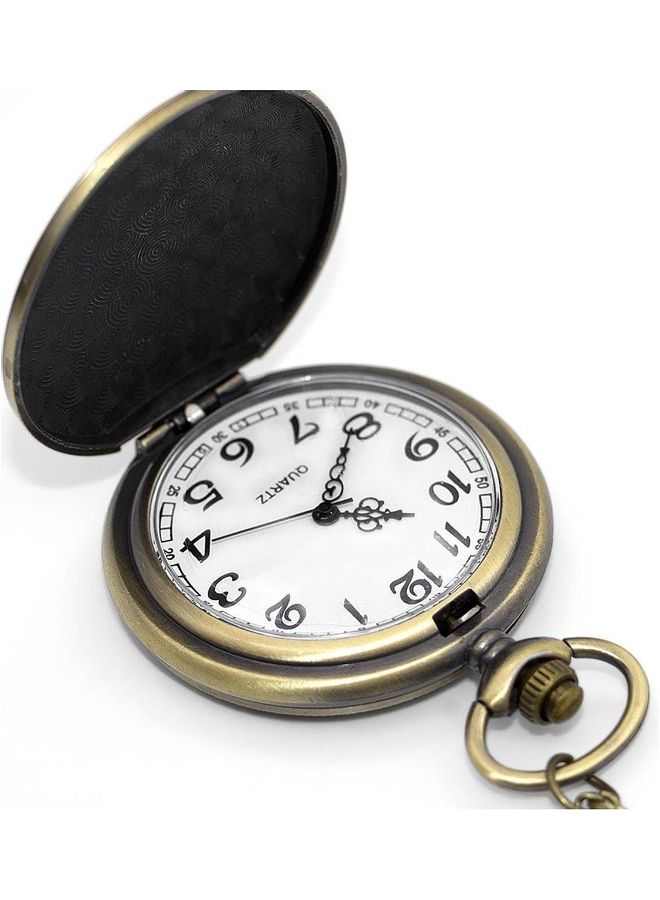 YASH - Retro Style Lion's Son Quartz Pocket Watch - Image 1