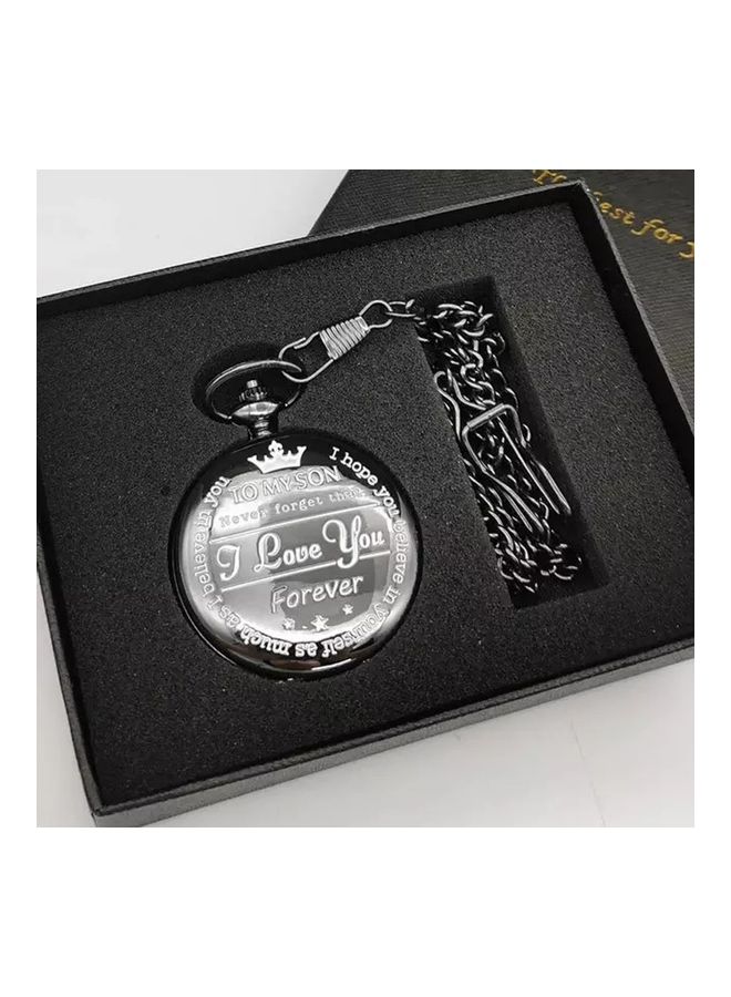 YASH - Retro Style I Love You Son Quartz Pocket Watch From MOM - Image 1