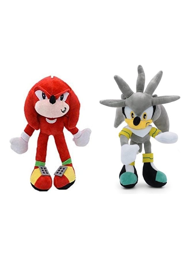 Super Sonic Inspired Soft Toys 2 Pcs Collection 27cm - Image 1