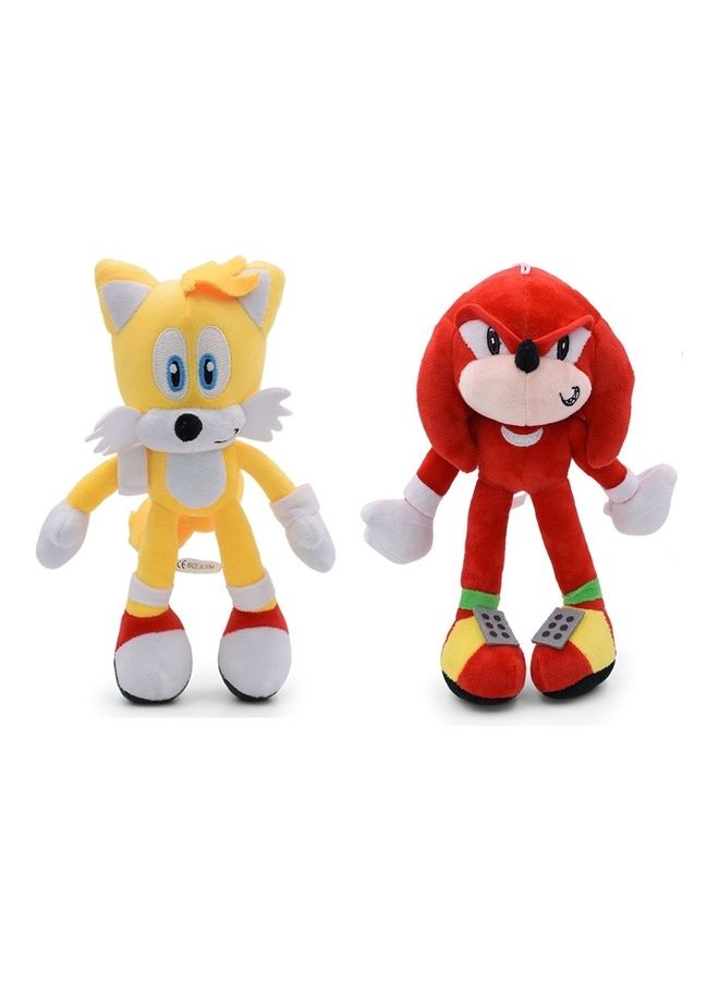 Super Sonic Inspired Soft Toys 2 Pcs Collection 27cm  - Image 1