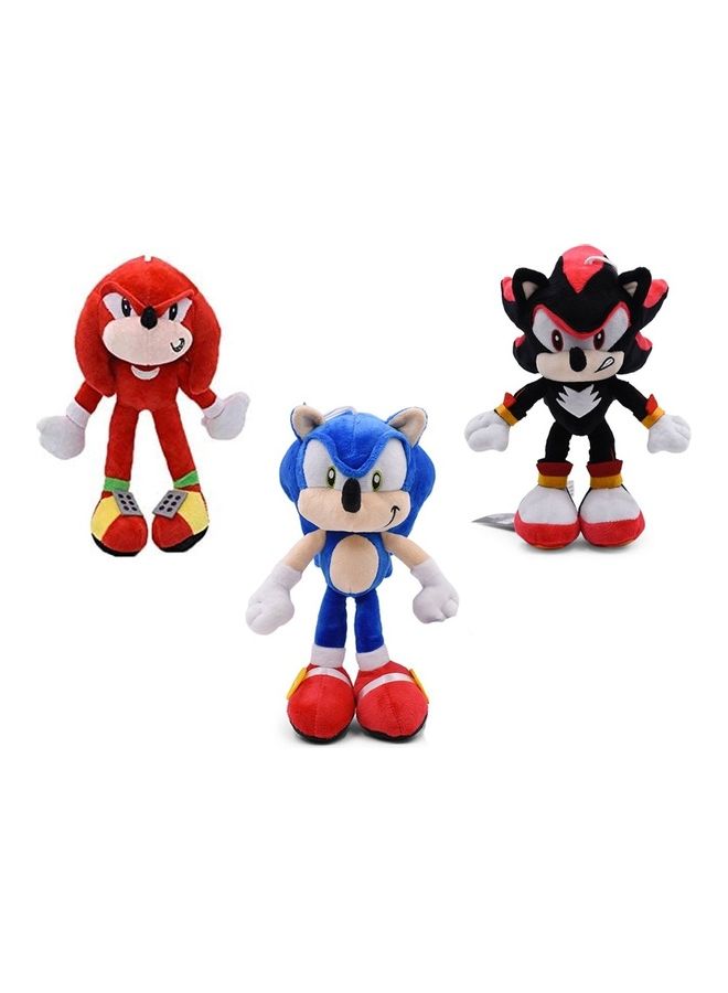 Super Sonic Inspired Soft Toys 3 Pcs Collection 27cm - Image 2
