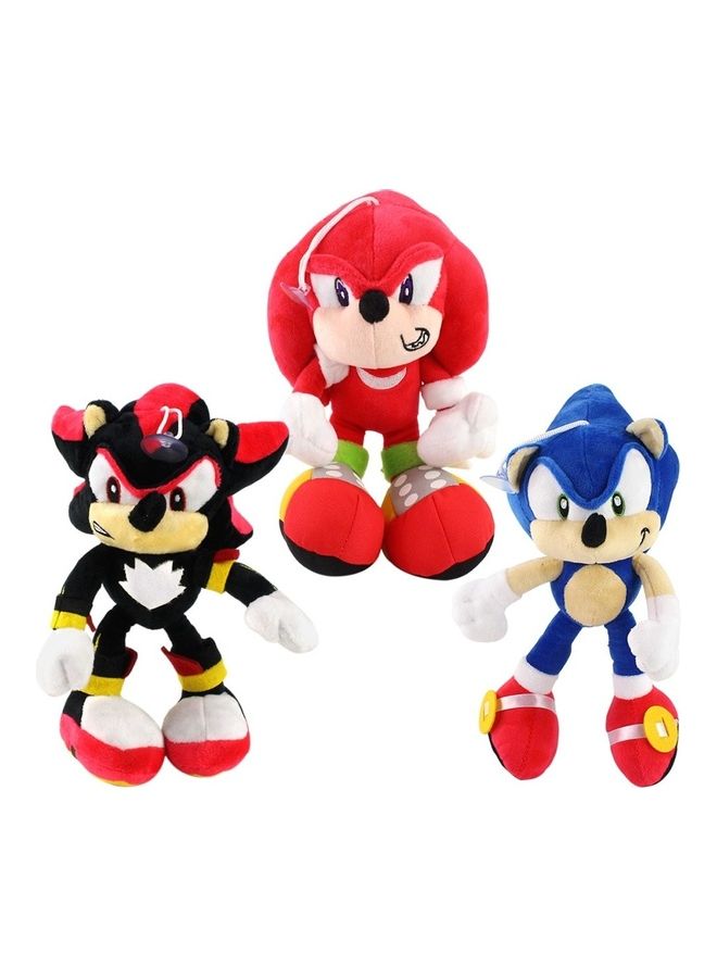 Super Sonic Inspired Soft Toys 3 Pcs Collection 27cm - Image 1