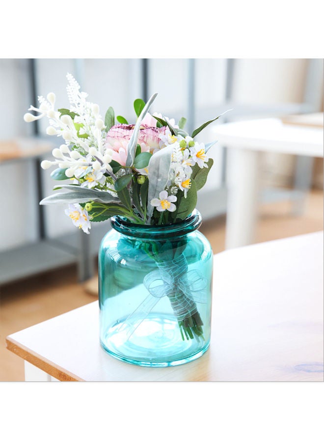 Beauenty Nordic Simple Flower Vase Blue 22cm  - Image 2