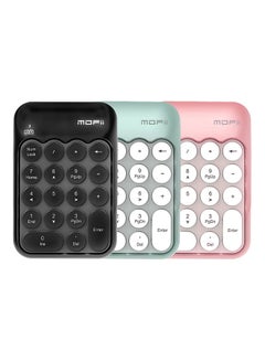 Generic Mofii X910 2.4g Wireless Numeric Keyboard Portable 18 Keys Financial Accounting Office Green(Mix colour) White & Green  - Image 4