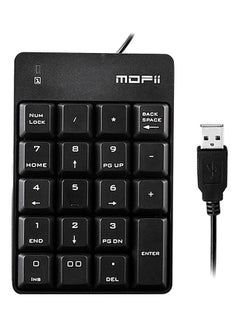 Generic Mofii X810 Usb Wired Numeric Portable 18 Keys Office Financial Accounting Keyboard Black  - Image 1
