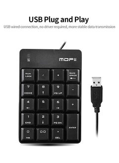 Generic Mofii X810 Usb Wired Numeric Portable 18 Keys Office Financial Accounting Keyboard Black  - Image 2