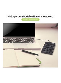 Generic Mofii X810 Usb Wired Numeric Portable 18 Keys Office Financial Accounting Keyboard Black  - Image 3