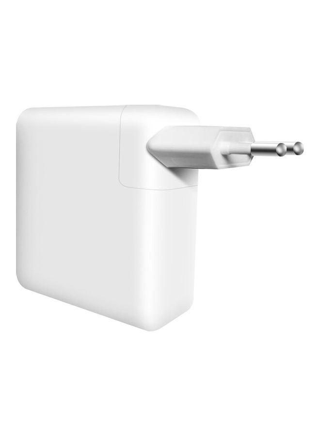 87w Type-C Laptop Power Adapter High Efficiency White - Image 1