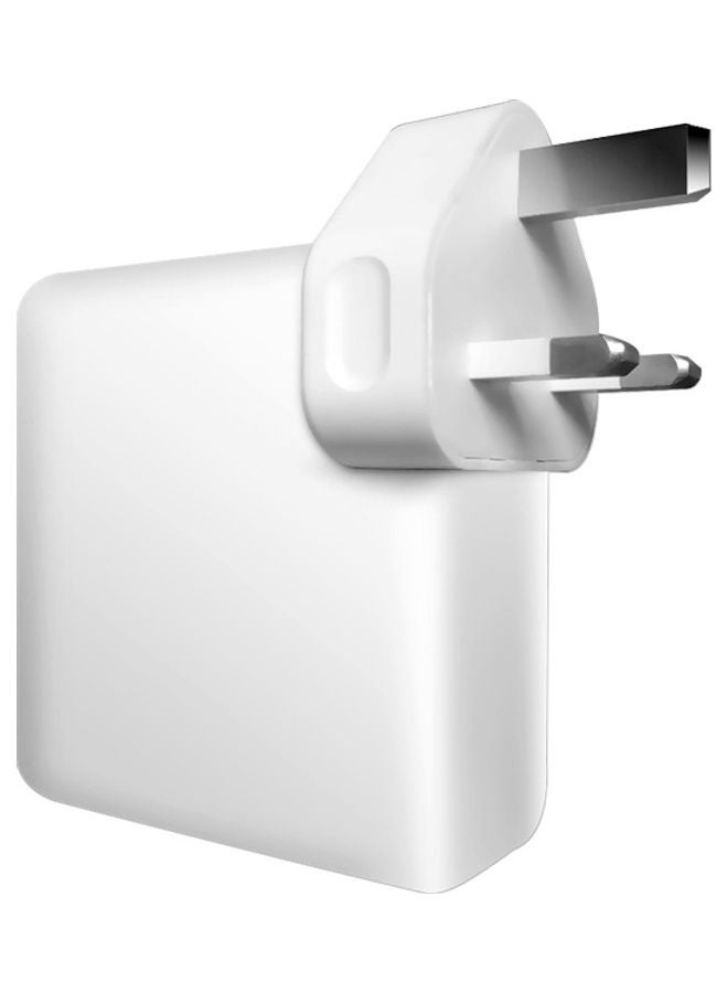 87w Type-C Laptop Power Adapter High Efficiency White - Image 1