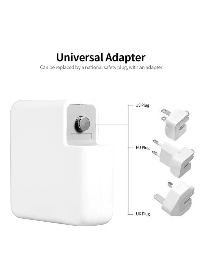 87w Type-C Laptop Power Adapter High Efficiency White - Image 5