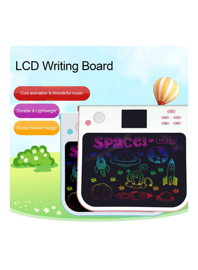 LCD Handwriting Board 12 Inch Drawing Tablet Electronic Pink  - Image 2