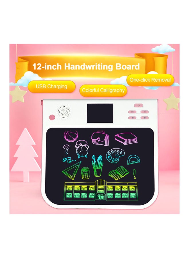 LCD Handwriting Board 12 Inch Drawing Tablet Electronic Pink  - Image 5