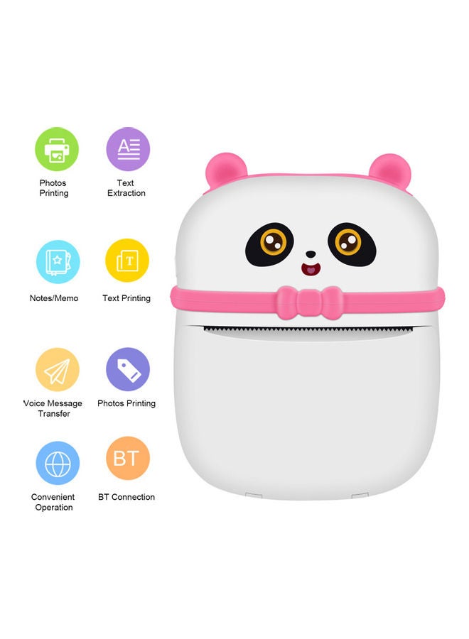 Mini Thermal Wireless Printer Pink  - Image 2