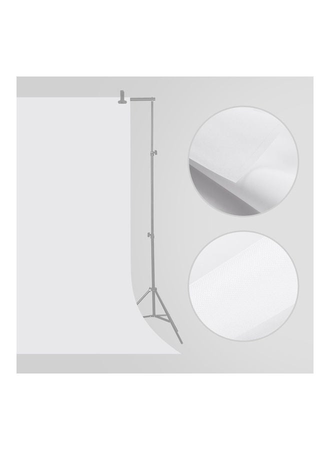 Generic Durable Photography Backdrop Photo Studio Props Vinyl Material White  - Image 5