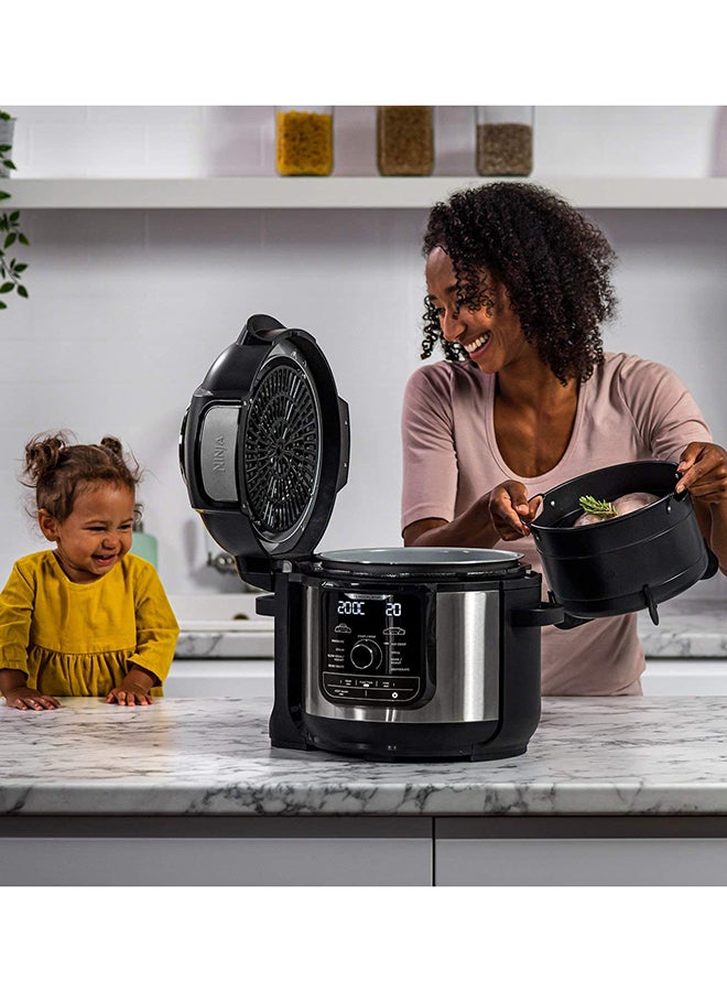 Ninja - Max Multi Cooker 7.5 l 1760 W OP500UK Electric Pressure Cooker and Air Fryer, Brushed Steel 7.5 L 1760.0 W OP500UK Black - Image 1