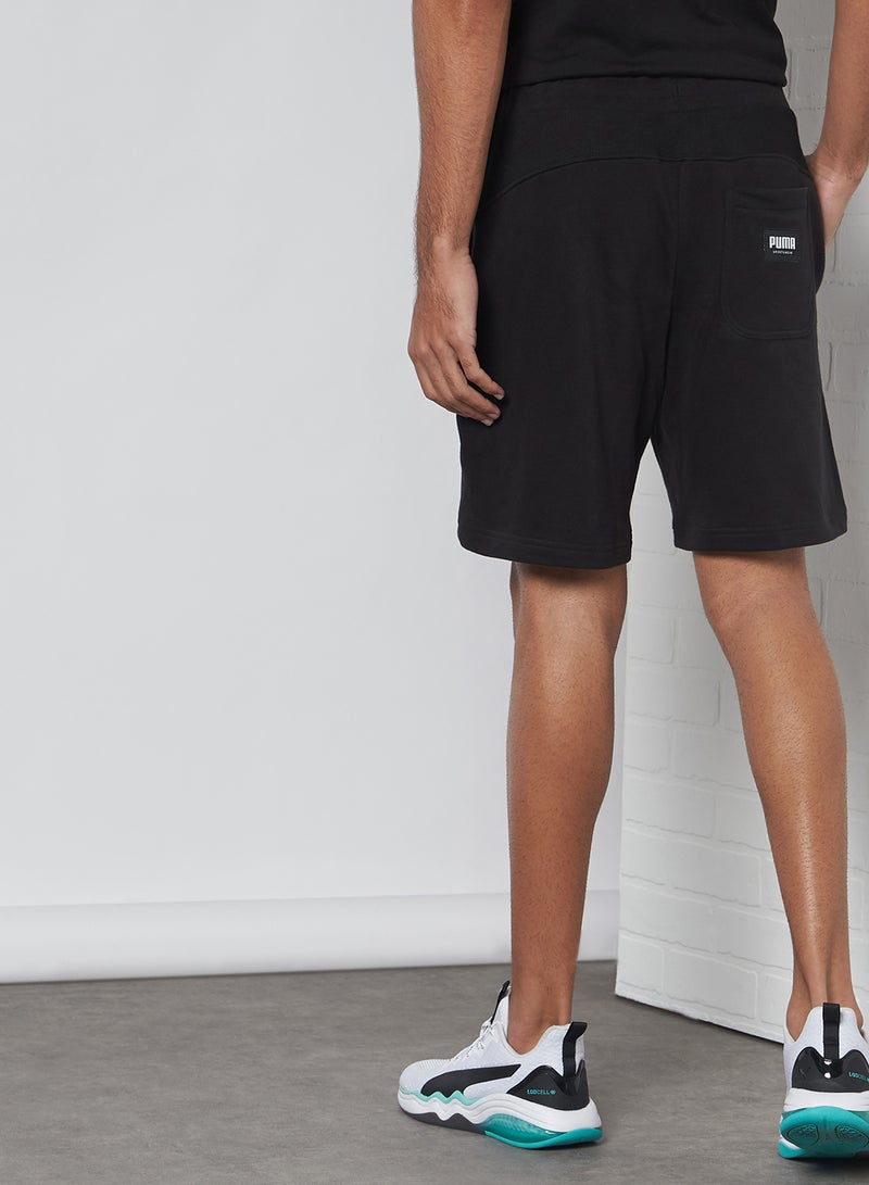 PUMA Side Logo Printed Training Shorts Black - Image 2