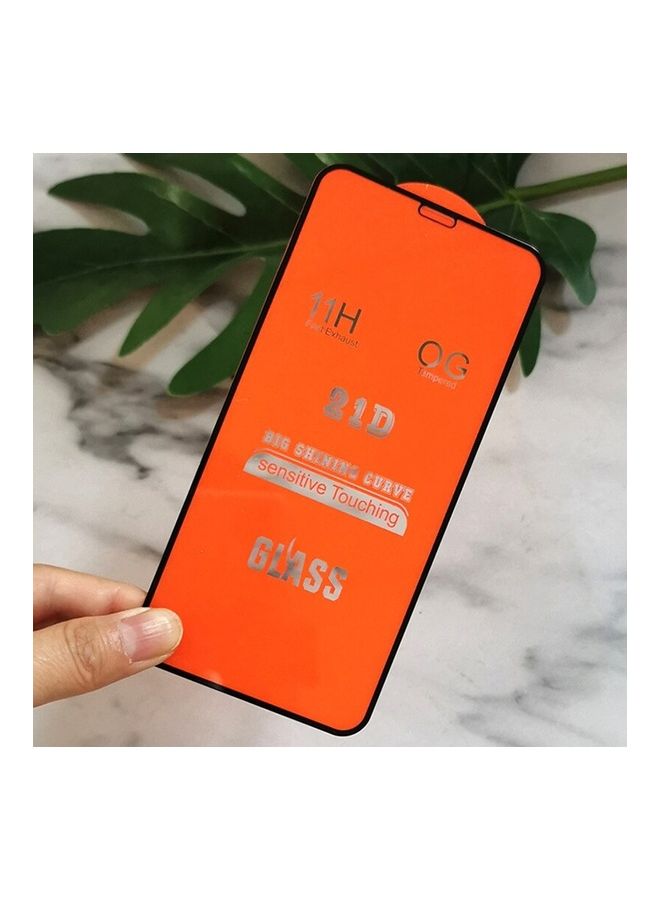 Glass 21D Tempered Glass Full Glue Screen Protector For Apple iPhone 12 Mini Black - Image 2