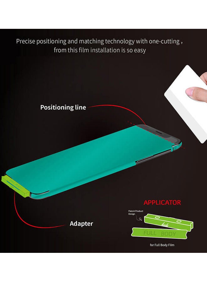 جو-ديز لاصقة حماية للشاشة 2 في 1 من زجاج النانو بتغطية كاملة لهاتف سامسونج جالاكسي نوت 20 شفاف - Image 3