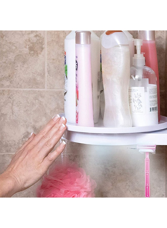 Insta Hang Rotating Shelf White