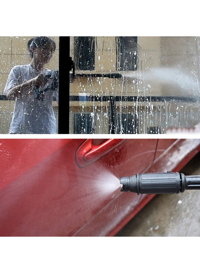 High Pressure Water Gun With Multifunctional Nozzle For Garden & Car Wash Black - Image 2