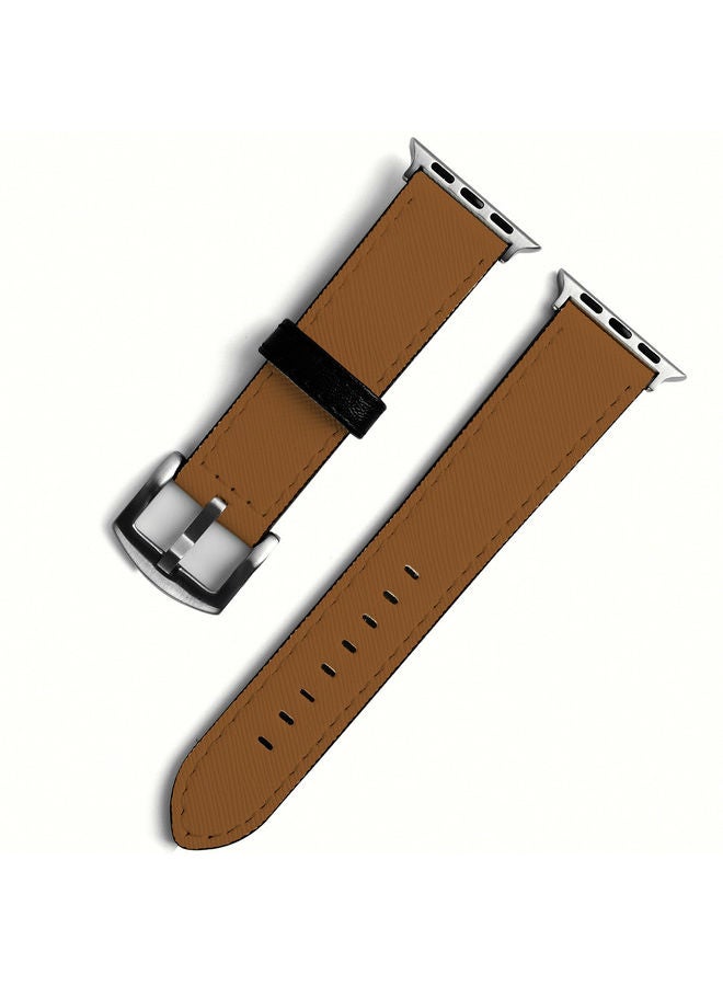 أوكتيك سوار بديل من الجلد الأصلي لساعة أبل 6/5/4/3/2/1/se قياس 42 و44 مم متعدد الألوان - Image 1