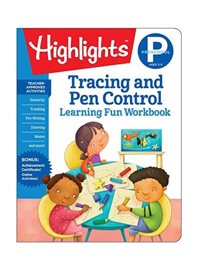 Preschool Tracing and Pen Control Paperback English by Highlights Learning - 43501  - Image 1