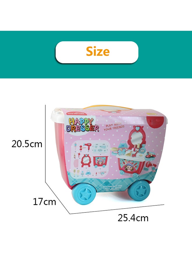 لعبة محاكاة منزل اللعب للأطفال من 16 قطعة 25.4x20.5x17سم - Image 4