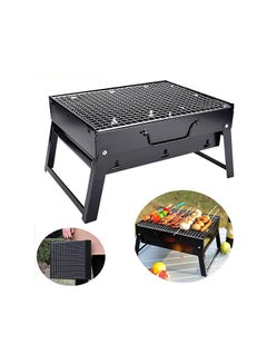 Generic Portable BBQ Charcoal Grill Black 20x35x27cm  - Image 5