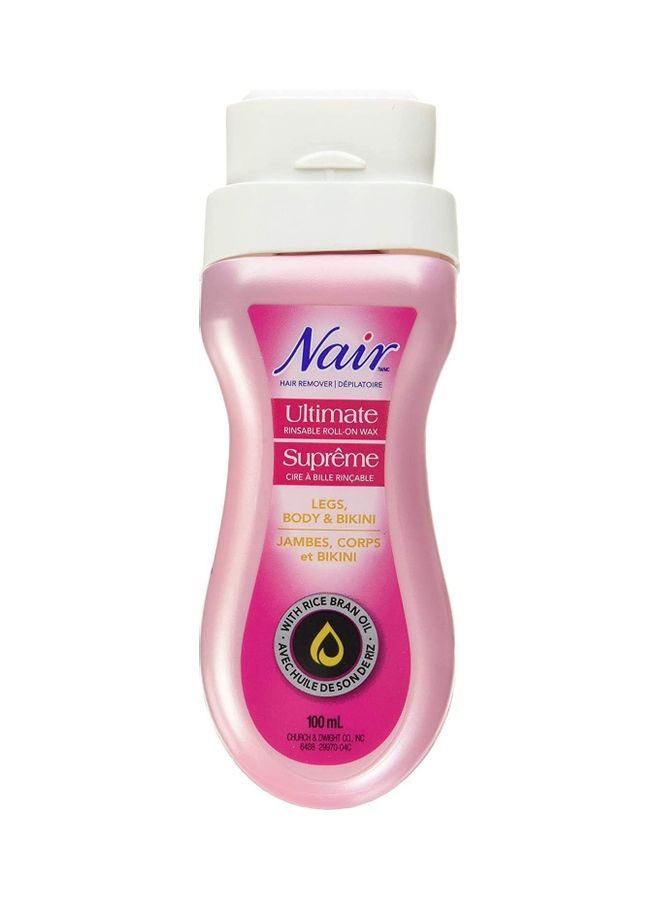 Nair Ultimate Roll-On Body Wax Naturally Sourced Rice Bran Oil 200ml - Image 2