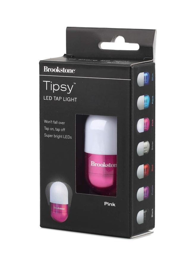 Brookstone - Tipsy LED Flashlight pink 8 x 13 x 4cm - Image 1