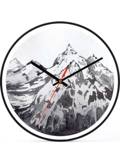 LOWHA Top Snow Decorative Wall Clock Black 30x30cm  - Image 1