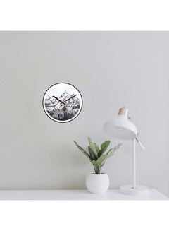 LOWHA Top Snow Decorative Wall Clock Black 30x30cm  - Image 3