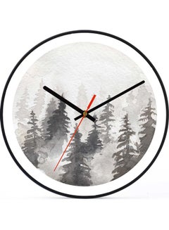 LOWHA Forest  Decorative Wall Clock Black 30x30cm  - Image 1