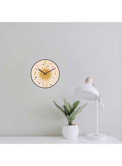 LOWHA Sun Moon Decorative Wall Clock Black 30x30cm  - Image 3
