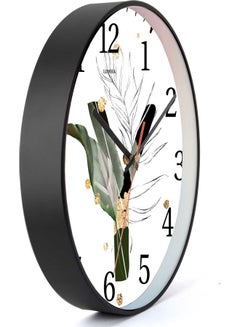 LOWHA Y Letter Decorative Wall Clock Black 30x30cm  - Image 2
