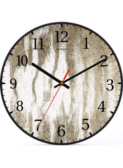 LOWHA Wood Decorative Wall Clock Black 30x30cm  - Image 1